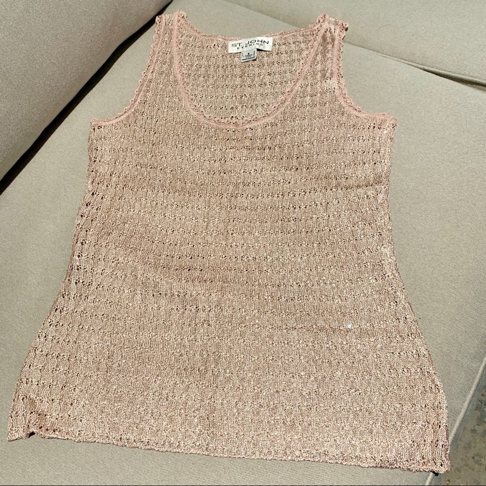 St. John Evening, sleeveless top, SMALL never used